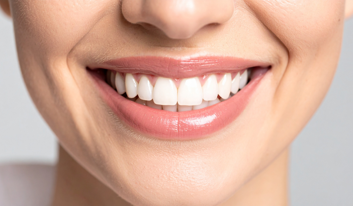 Cosmetic dentistry smile transformation at Lakeside Dental showing before and after treatment results